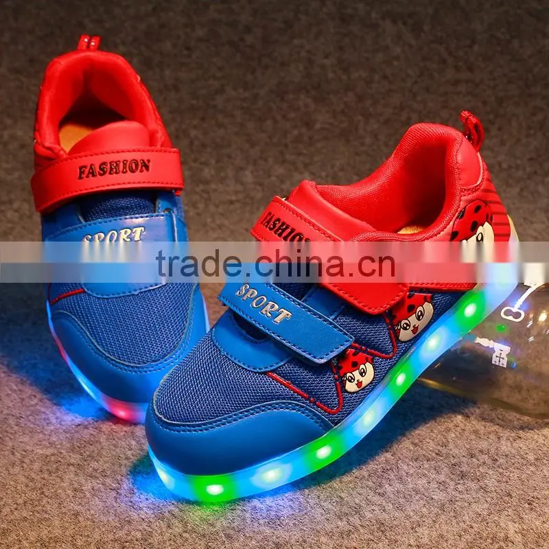 HOT customized luminous led light shoes , kids LED light up shoes, comfortable kids shoes