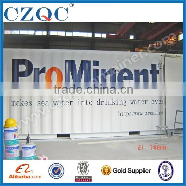 Customized container for sea water with high quality
