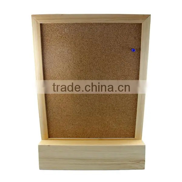 Wooden bulletin board / notice board / memo board