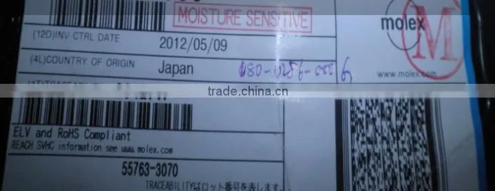55763-3070 557633070 connector new and original CONN PLUG 30POS VERT DL 2MM SMD