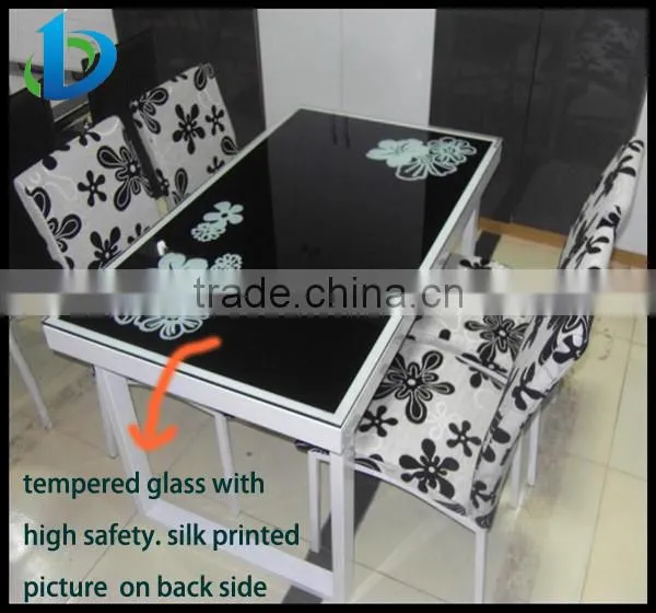 8-12mm back painted furniture tempered glass