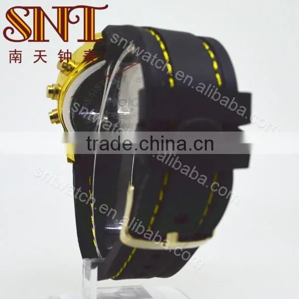 Latest product analog digital watch with metal case