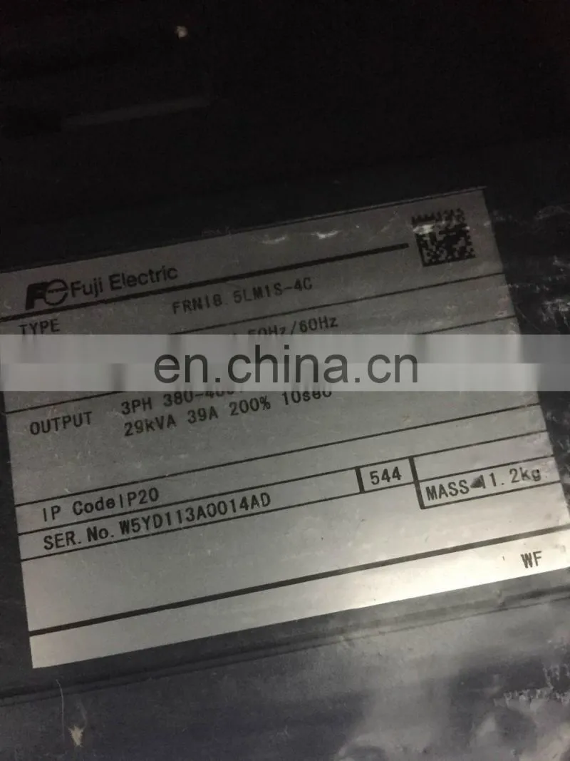 FRN18.5LM1S-4C High Frenquency Fuji 18.5KW inverter 380-480V for Lift