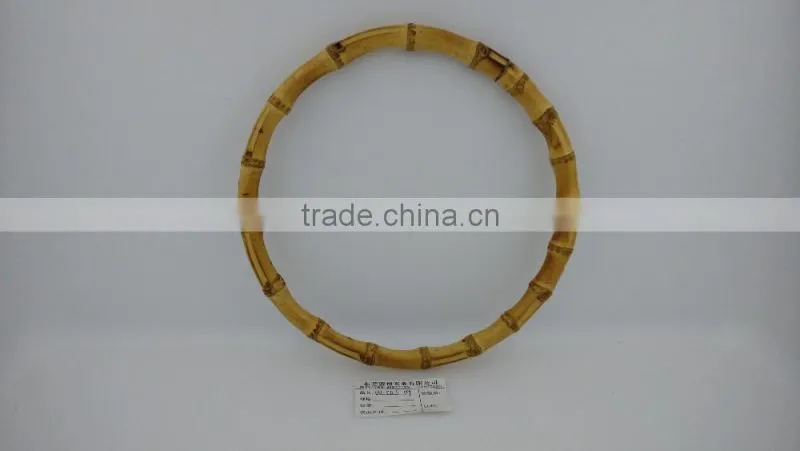 Round traditiaonal wooden handle bag handbag handle