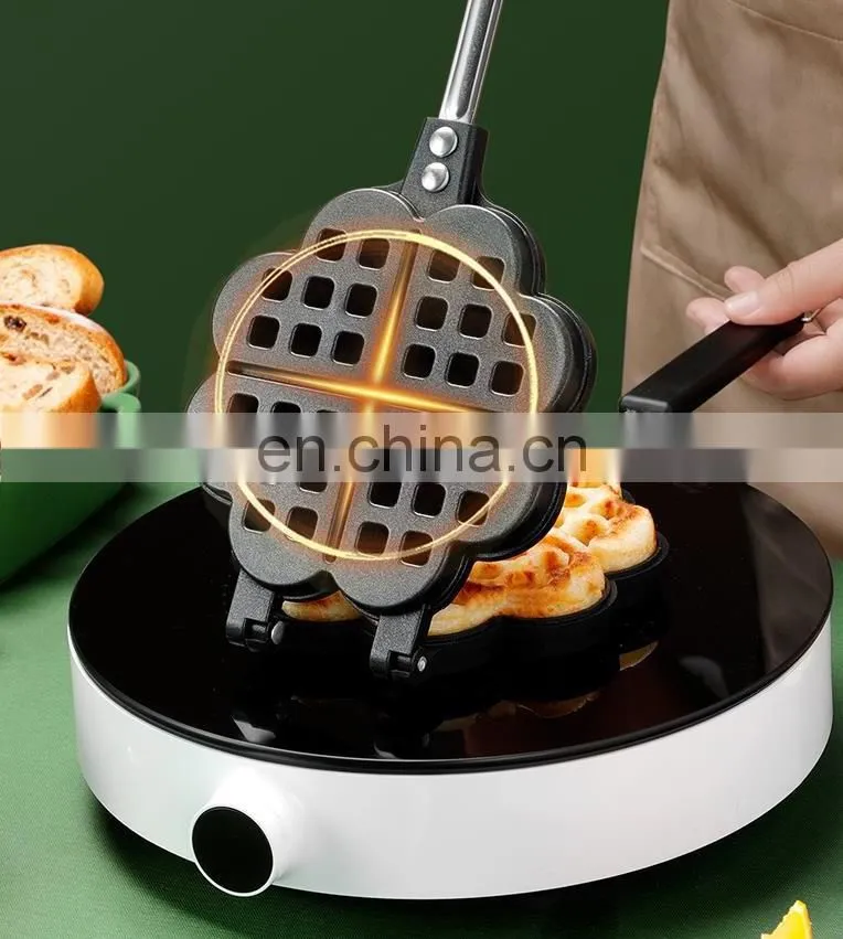 Aluminum Round Griddle Cake Waffle Maker Pan