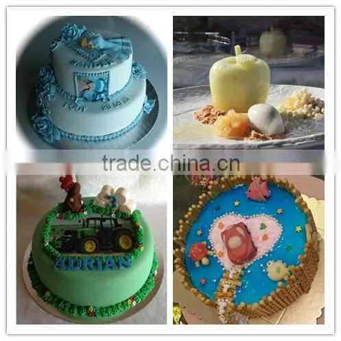 F1014 Fondant decorating molds Silicone skull scary cake tools easy demold