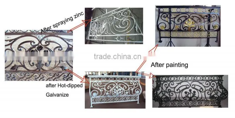 China Wrought Iron Porch Railings