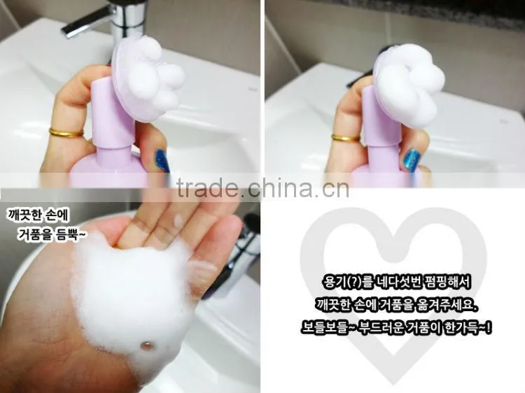 plastic PET soap foam pump bottle