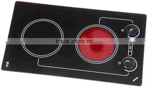 4mm Black glass ceramic/Durable Black ceramic plate
