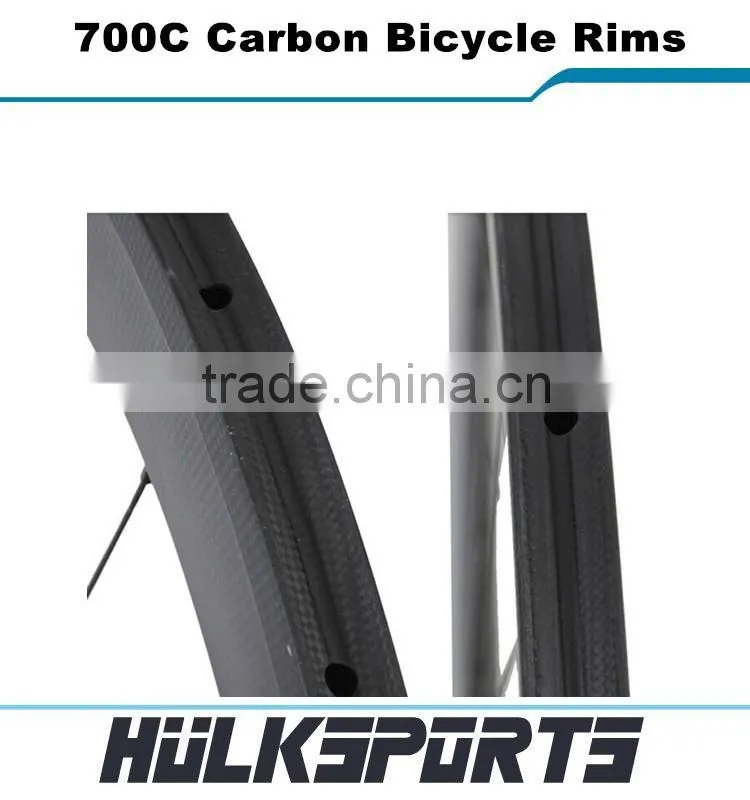 Wholesale carbon bike tubular rim 38mm profile 700c carbon bicycle rims 16-36 holes road bicycle wheels