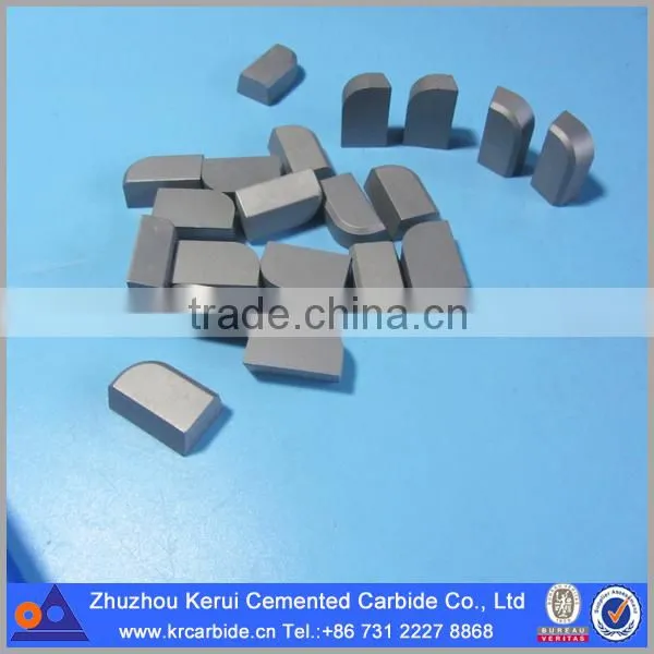 K30 carbide brazed tips for turning tool bits, type A carbide cutting tips