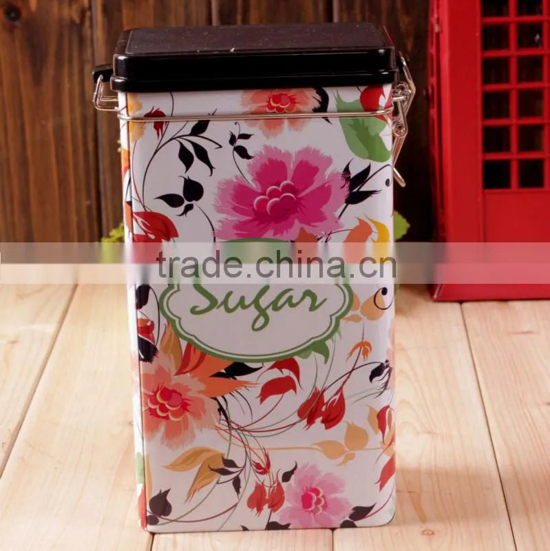 Coffee tin box sale