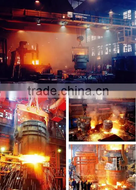 Iron steel casting double girder overhead crane for sale