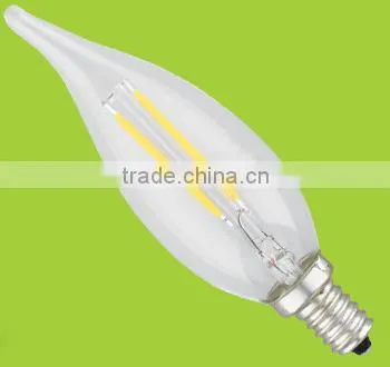 new design 3w led candle light e14 base installed in crystal lamp