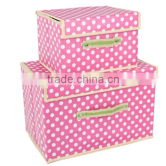 Foldable Non-woven Black Paper Shoe Storage Box