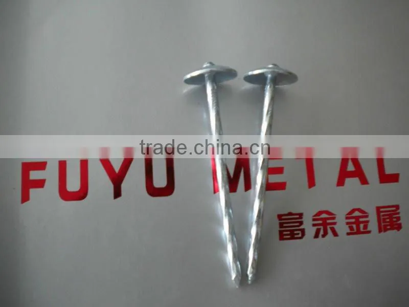 twisted umbrella head roofing nail factory