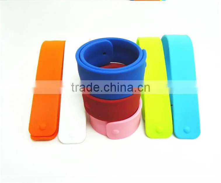 2015 Custom silicone wristband slap watch for children gift