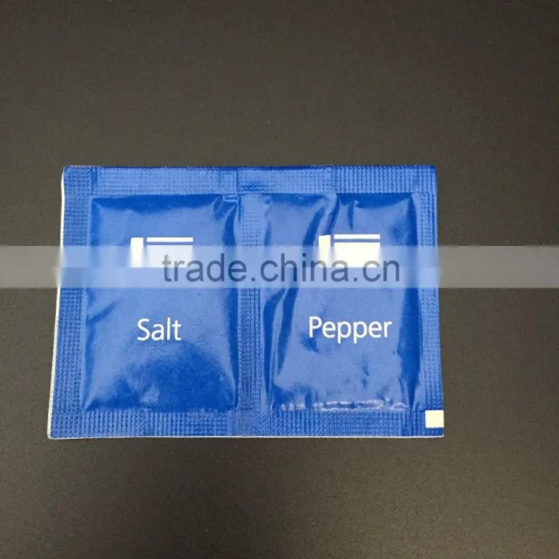 Available stock of salt and pepper sachet in twin pack /food grade
