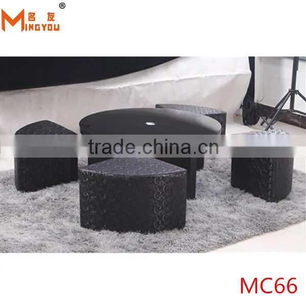 3 Pc Glass Top Cocktail coffee Table Set