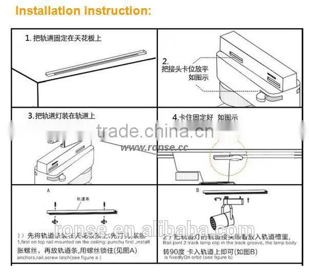 Ronse 30W COB Led Track Light