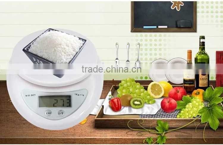 Digital Kitchen Scale 7Kg Food Scales Balance Weight LCD Cooking Measure Tools