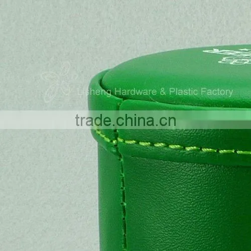 The leather dice shaker with dice