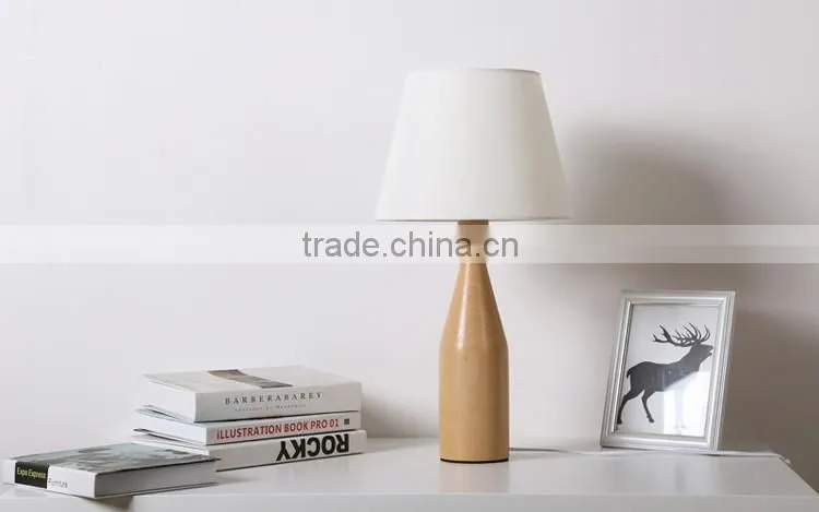 LED Wood table Light JK-879-15 LED Wood table lamp E14 Bulbs New design Modern Bedroom Hot sale Nature Wood Table Lamp