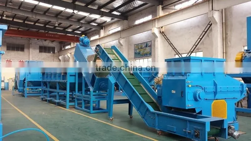 plastic shredding and washing