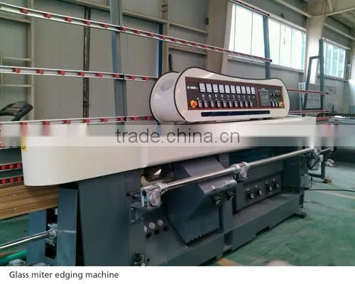 straight- line miter edger for glass