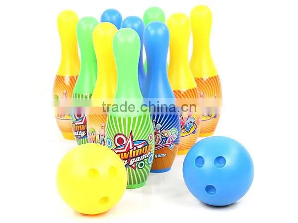 25cm Children bowling toy with 10 bottles and 2 balls