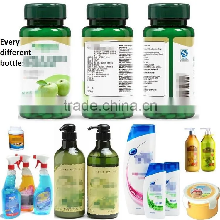 Sipuxin_Universal type Full automatic round and flat plastic bottle labeling machine