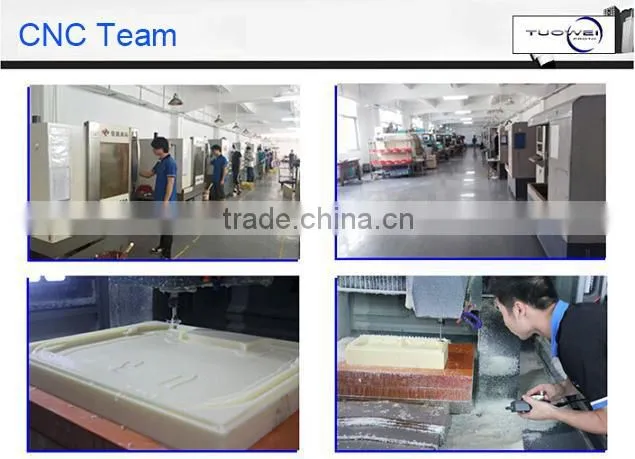 CNC Machined different shapes transparent bottle of PMMA