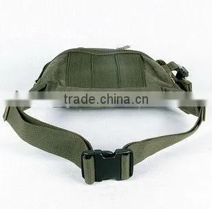 military green canvas waist bag