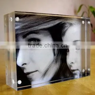 decorative square glass picture photo frame customized size