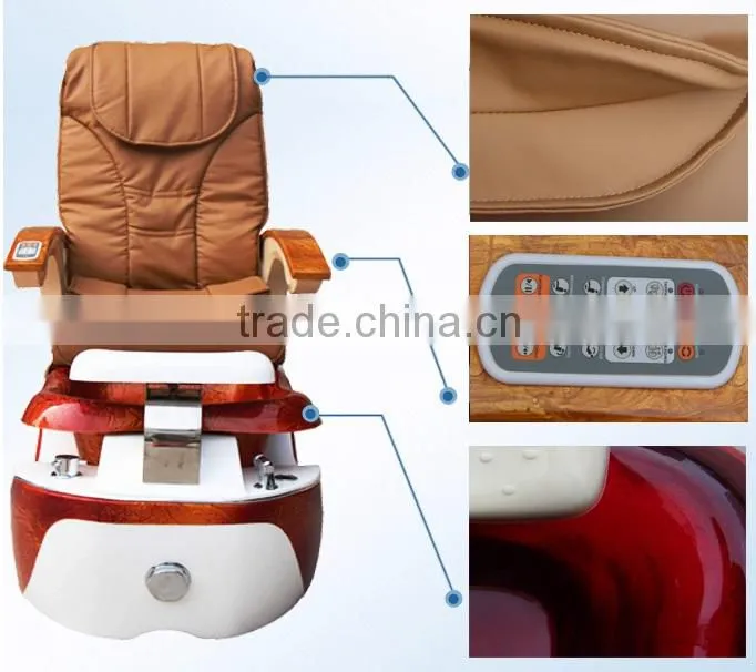 whirlpool european touch back massage pedicure foot spa chair