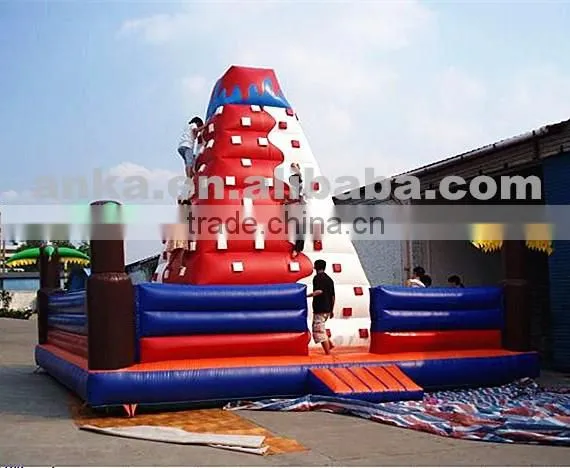 New design Kids outdoor inflatable rock climbing games for fun