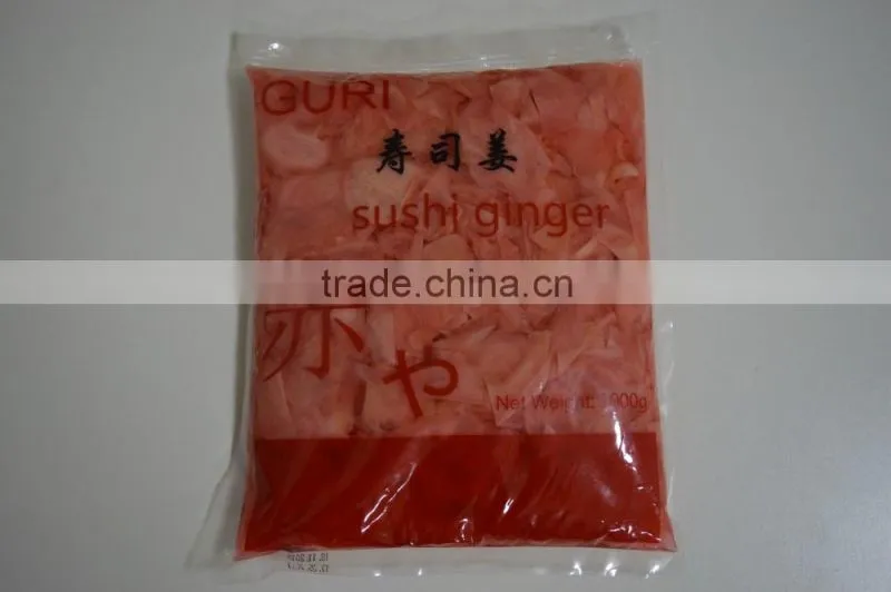 Fresh Chinese Eu quality Hot sale pink white sushi original Pickled ginger