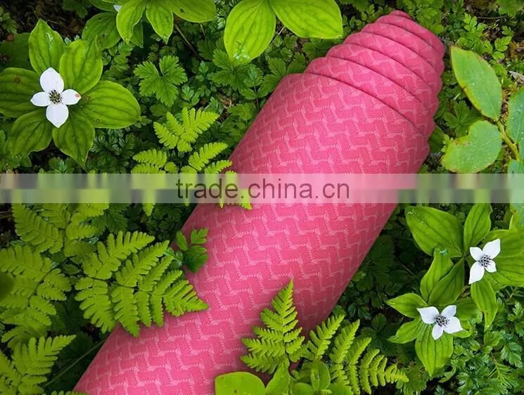 1/4" thickness TPE yoga mat Lose weight non-slip exercise 68"*24"