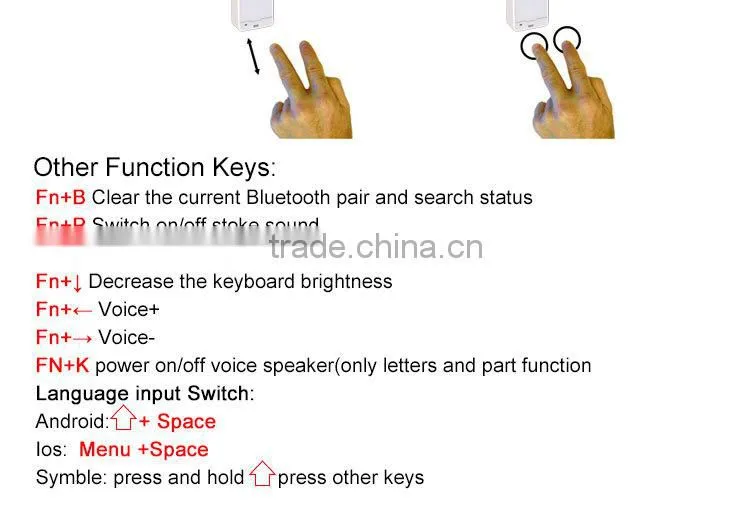 Cheap Price Virtual Laser Keyboard Red Infrared Bluetooth Projection Keyboard