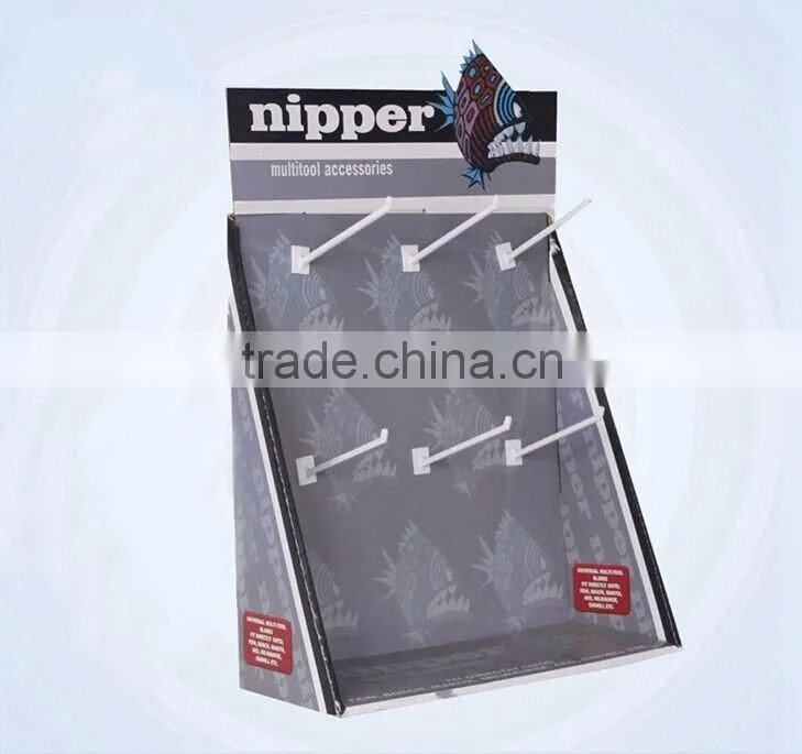 Custom Paper Printed Corrugated Retail Counter Display Box