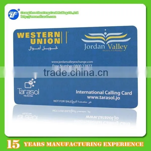 Double side printed scratch code cards for promotion