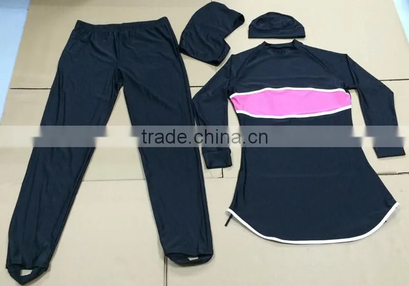 muslim women swimwear beach kaftan plain jogging suits