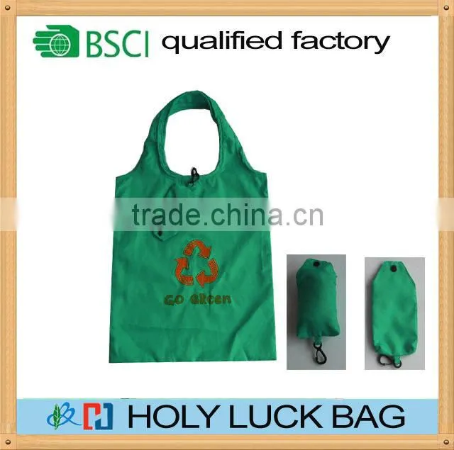 Wholesale 2016 new fashion rpet polyester bag hot sale easy carring bags