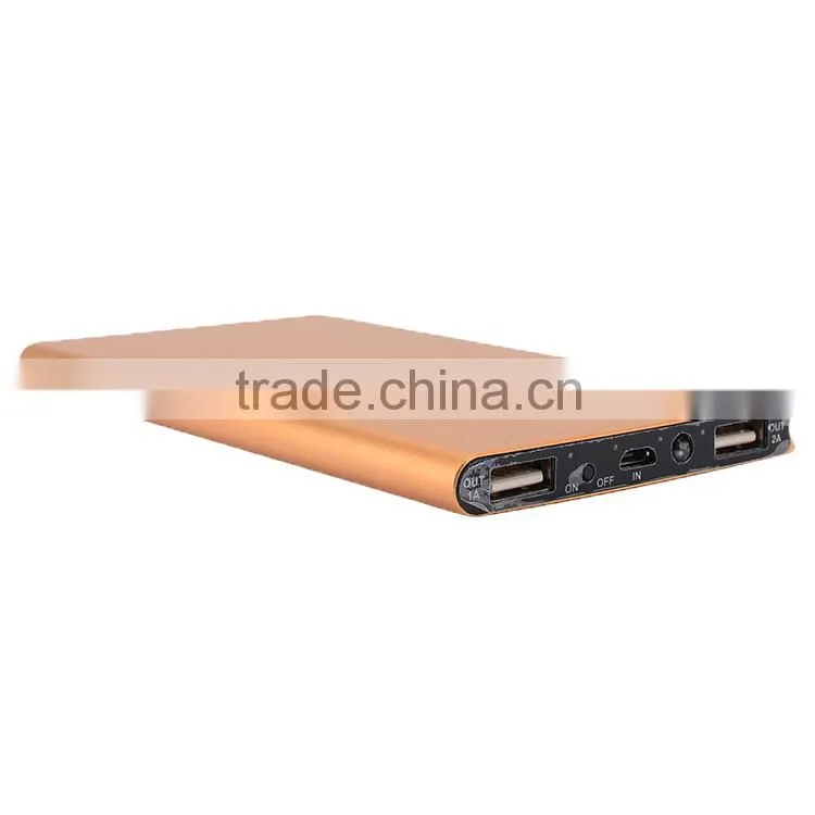 Best solar panel battery 8000mah power bank with flashlight