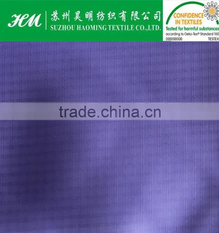 ECO-TEX 380T 0.1 ripstop pongee fabric