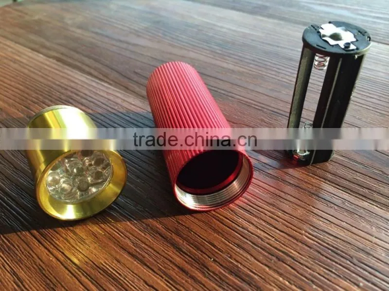 Most popular aluminum promotional Mini 9 led flashlight
