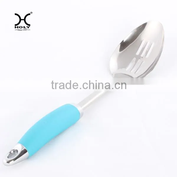 Stainless steel garlic press with ABS +TPR handle