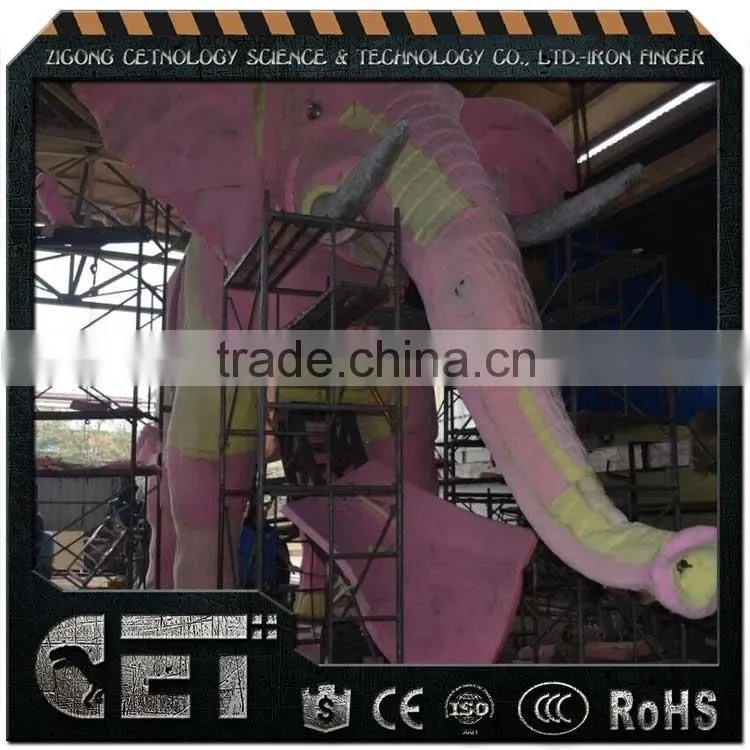 Cetnology- Big size 12m long mechanical elephant model