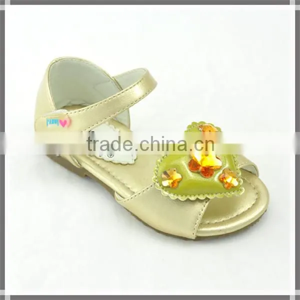 Hot sale latest fashion summer girls sandals 2014