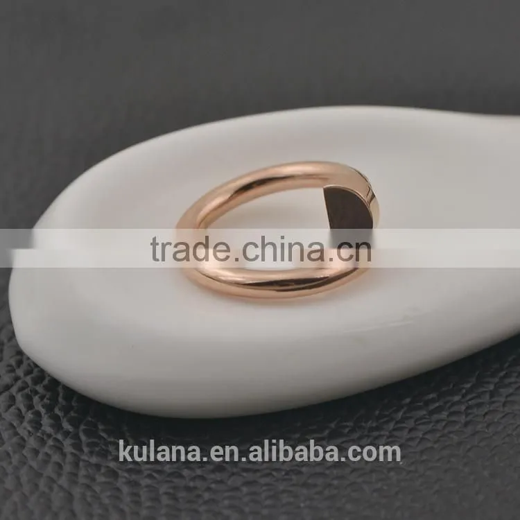Fashionable Free Size Nail rings for women
